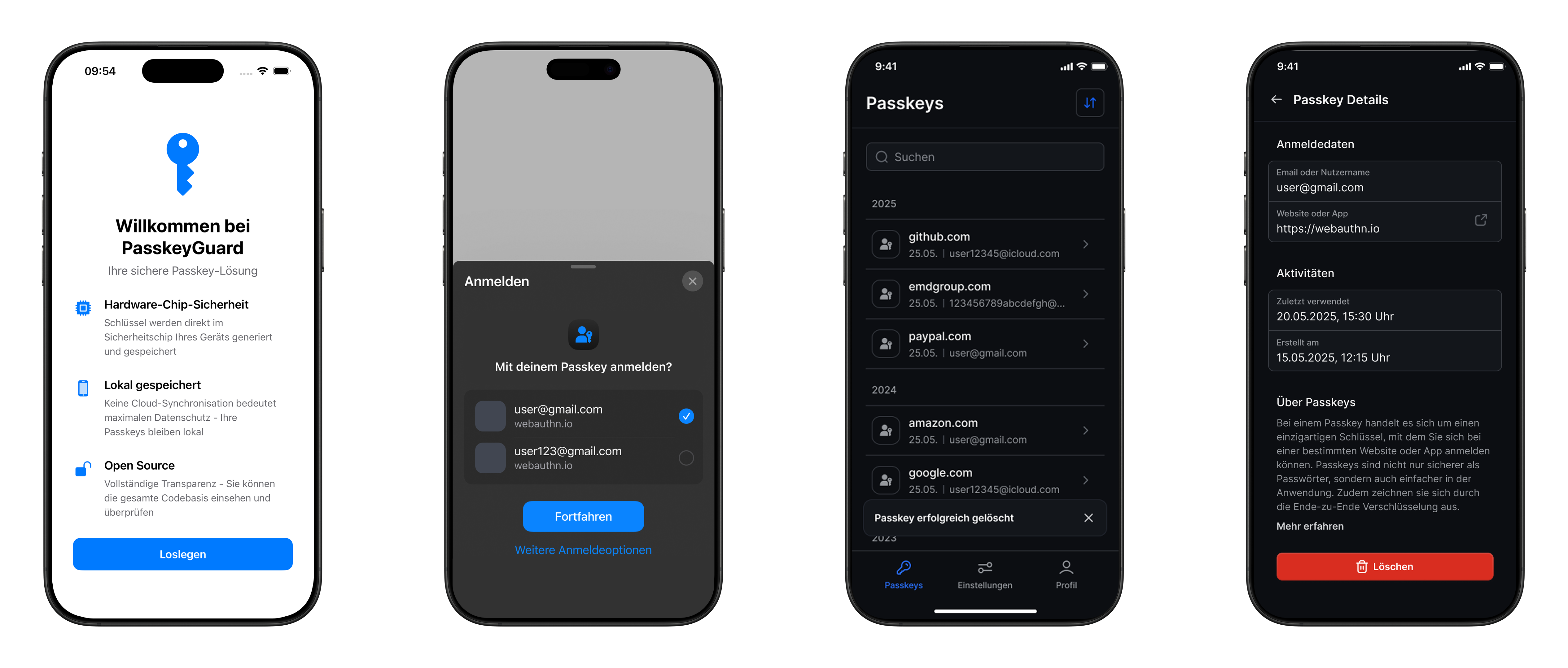 PasskeyGuard Features